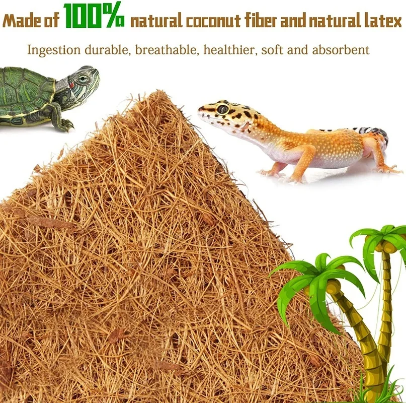 Reptile Carpet Natural Coconut - đánh giá và giá Substrate Coconut Fiber