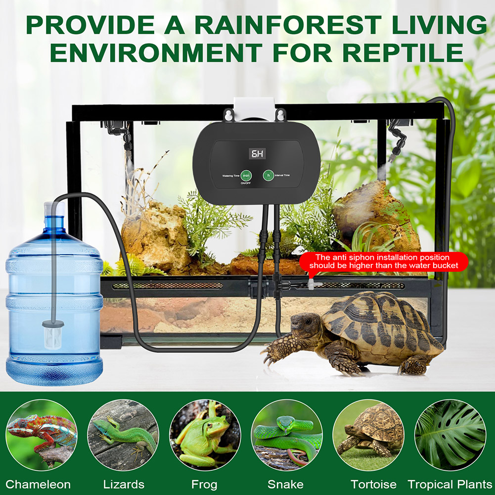 Automatic Reptile Mist Sprinkl - đánh giá và giá Misting Nozzle Reptile