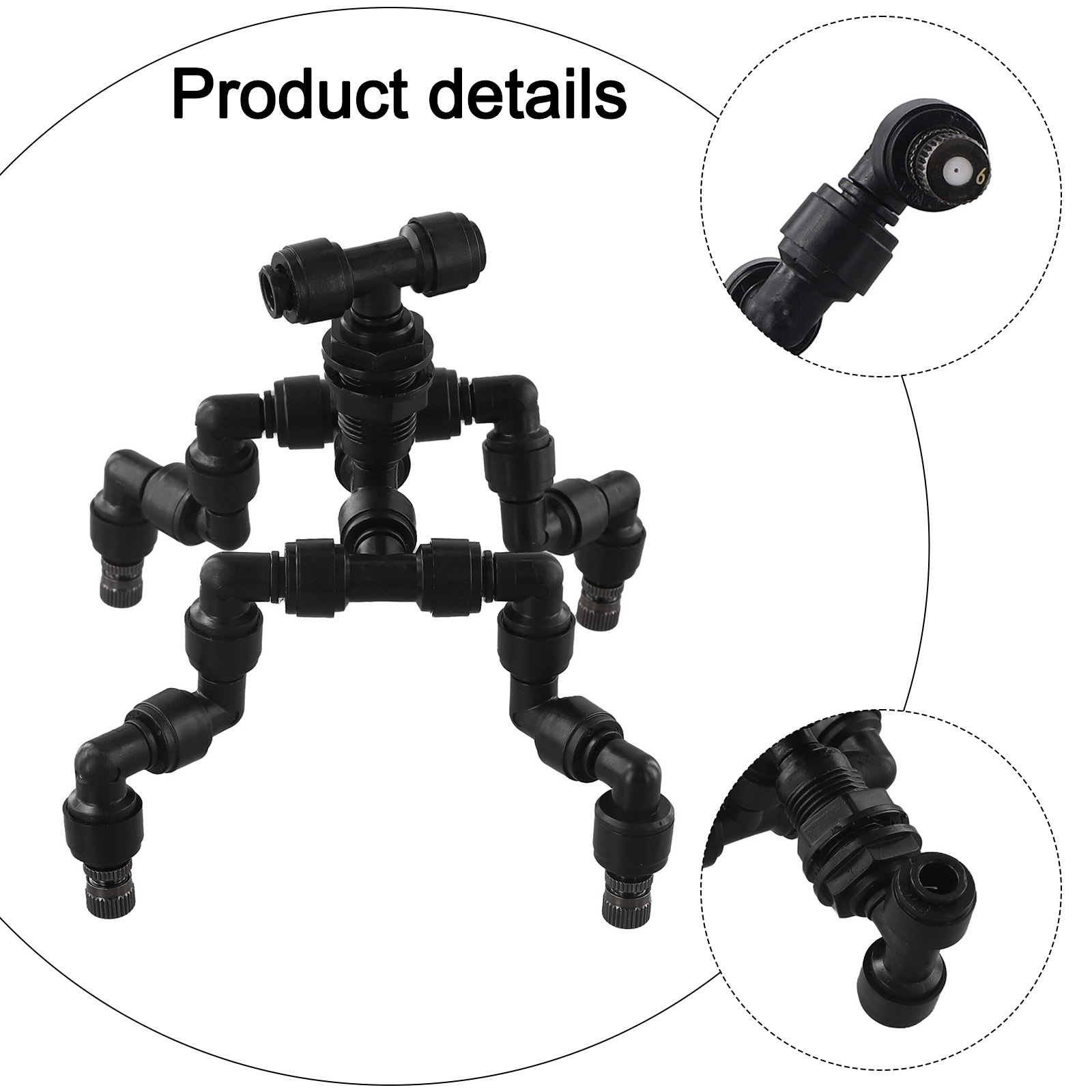 Black Plastic 360 Rotation Mis - đánh giá và giá Misting Nozzle Reptile