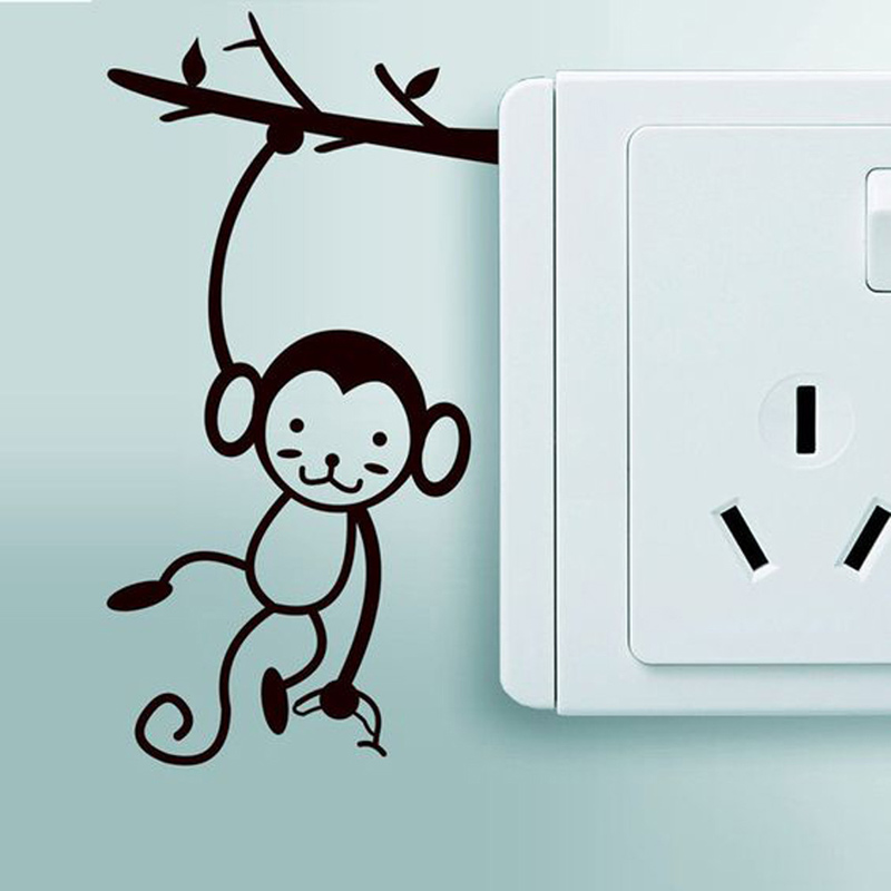 Màu Đen Dễ Thương Khỉ Treo Nhá - đánh giá và giá Pvc Panel Background